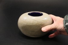 Vase galet verre soufflé