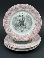 Lot de 4 Assiettes Parlantes