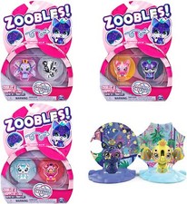 Zoobles 2-Pack Animaux Transformables Opposé Obsédé 2x Figurines + Accessoires