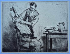 Armand COUSSENS "Barbier du