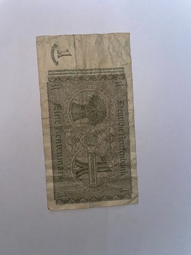 Ancien billet allemand - billet,