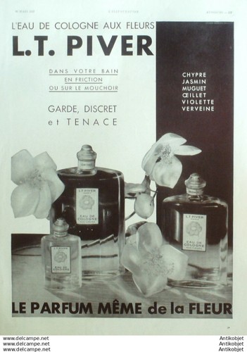 Publicite cosmetique piver - publicite, l.t.piver
