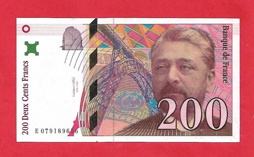 Billet 200 francs eiffel - billet,