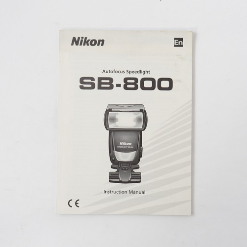 Nikon 800 flash manual book - nikon,