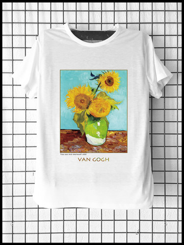 Tee shirt van gogh - van, aux
