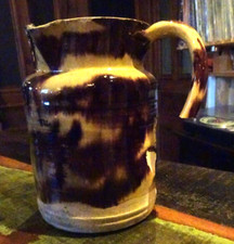 Ancien pichet terre cuite vernissée fin XIXème