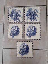 Carreau Carrelage CUISINE C1900 Nouveau Faïence Villeroy & Boch  15x15cm LEGUMES