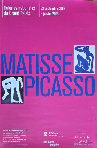 Matisse picasso affiche - picasso,