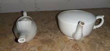 2 biberon de malade ou canard en porcelaine 