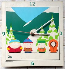 Lot objets South Park : verre, mirroir, horloge, peluches