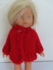 DERNIER vetement poupée mini-corolle 20cm pour mini corolle ou calin gilet rouge