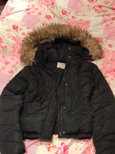 Blouson bomber noir avec