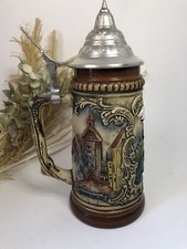 Chope à bière 75cl ALSACE - Couvercle DRM - Riquewihr / Colmar