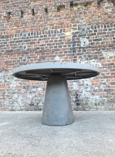 Table jardin ronde argine - table,