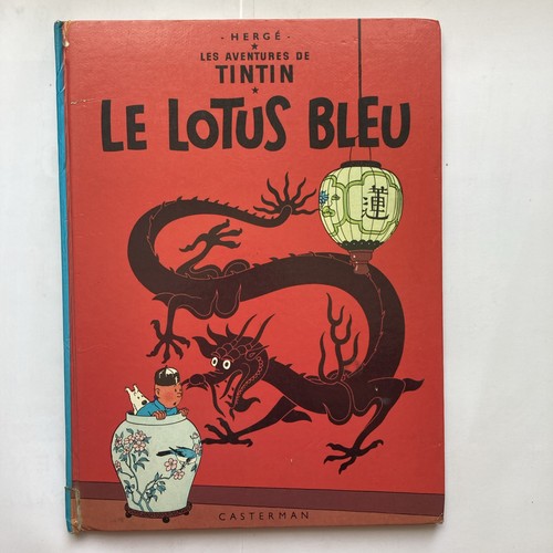 Tintin lotus bleu 1966 - tintin,