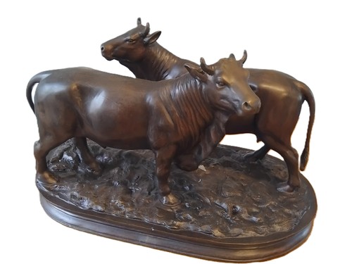 Sculpture bronze couple de - bronze,,