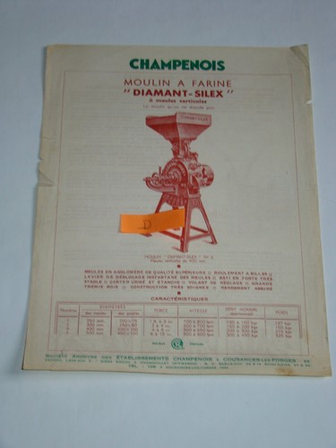 Brochure propectus agricole - brochure,