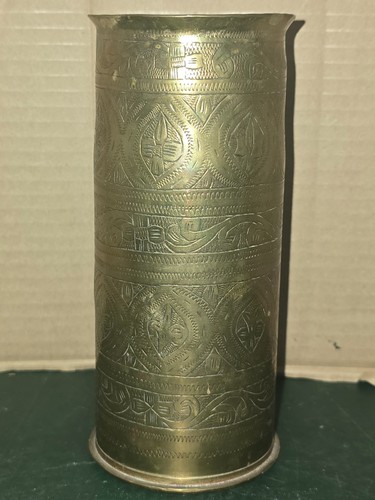 Vase obus sculptés - vase, en
