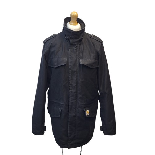 Carhartt hickman coat black - hickman,