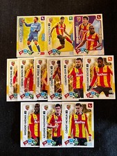 LOT 12 CARDS CARTES PANINI