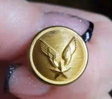 N16710 Bouton Militaire Doré