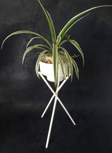 Porte plante métal design fer - porte,
