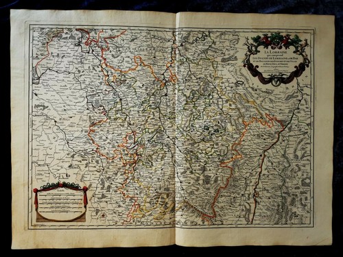 Carte lorraine ancienne - de,