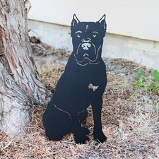 Cane Corso Black Metal Dog