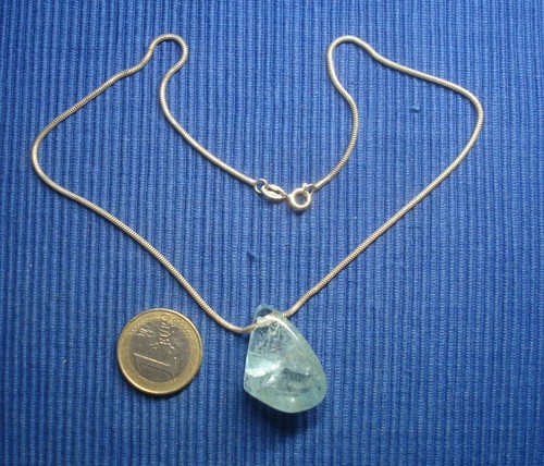 B28 chaine collier argent - collier,