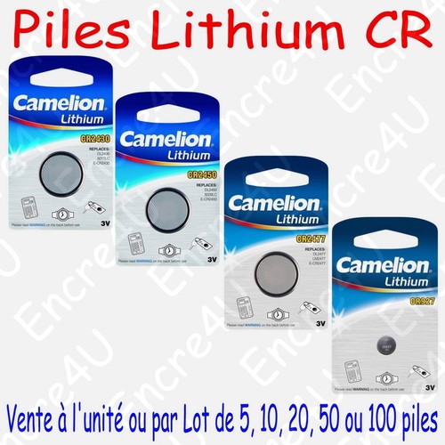 Pile bouton lithium cr2430 - lithium,