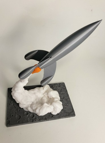 Printed tintin rocket on - tintin,