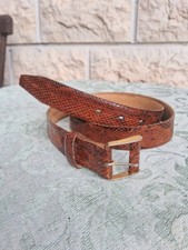 Ceinture en cuir de python