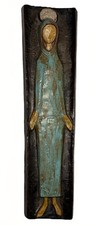 Rare Vierge Tentée Céramique