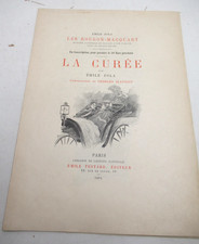 "PROSPECTUS" EMILE ZOLA " LA