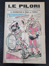Journal Le Pilori n°351 du 08 janvier 1893 revue satirique caricature Vignola