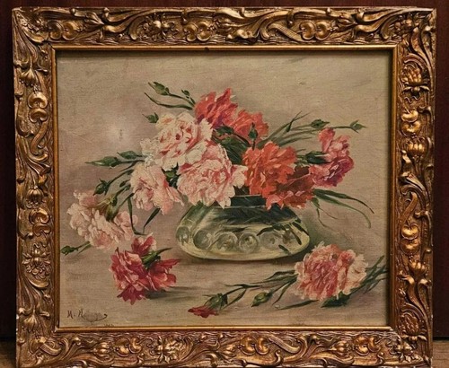 Tableau ancien huile nature - tableau,