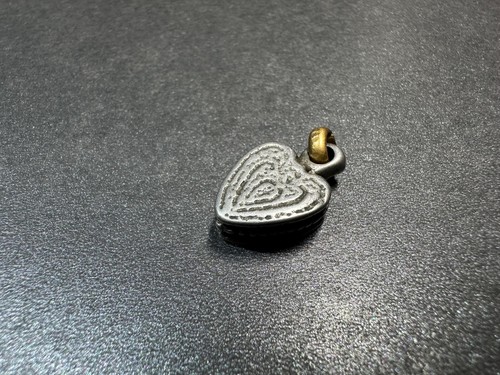 Pendentif cœur tectite - pendentif,