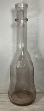 Ancienne Bouteille Verre Soufflé Bullé 1,5L Inscription 1406 Style Biot 19ème?