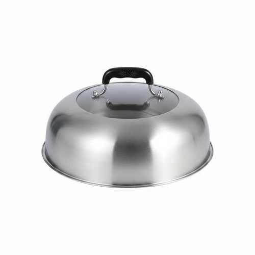 Couvercle bombé inox bord - inox,