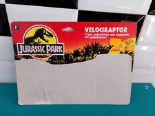 Boite vide carton de Figurine Jurassic Park ancien Kenner JP.03 velociraptor