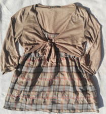 Blouse Tunique taille L à carreaux in Extenso femme