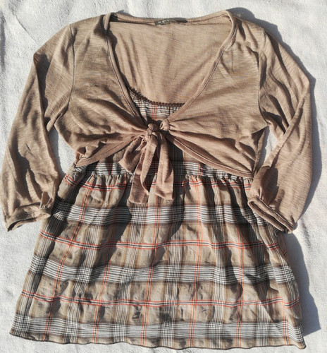 Blouse tunique taille à - l,