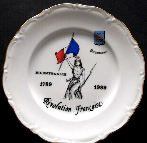 Assiette bicentenaire - assiette,
