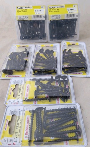 160 vis penture noir x - vis, 6