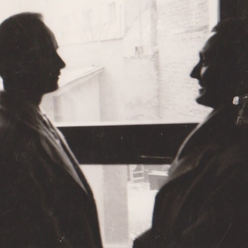 Silhouette ombragée couple