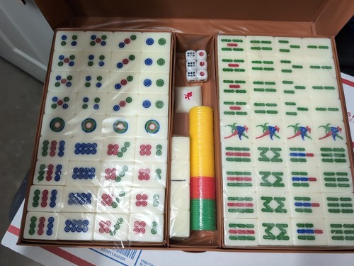 Vintage mah jong set 144 - vintage,