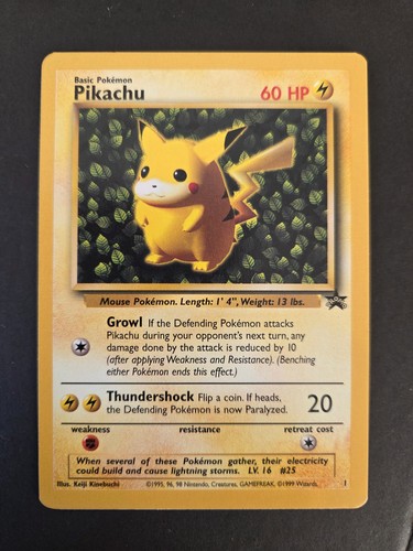 Carte pokémon pikachu - carte, (en)