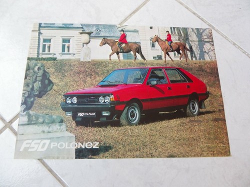 Fso polonez 1983 - polonez, brochure