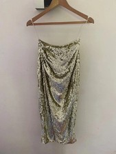 robe de soiree Asos doré