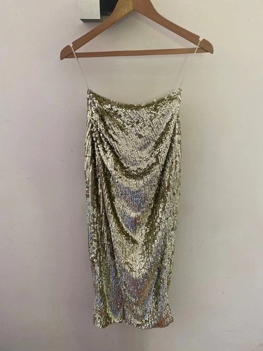 Robe soiree asos doré - robe, de